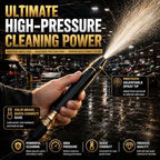 2026 Upgraded High Pressure Power Washer Nozzle with Connector Set, Adjustable Garden Hose Sprayer for Car Washing, Patio Cleaning, Watering, Durable Metal Hose Attachment for Outdoor Cleaning(2 PCS) - Image 3