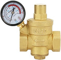 Water Pressure Regulator Brass, Adjustable Brass Water Pressure Regulator, DN20 Water Pressure Regulator for Horizontal Pipes by MUNEFE
