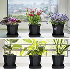 LWALRS Square Plant Saucer 18 Inch 4 Pack, Durable Plastic Plant Saucer, Garden Large Deep Plant Trays for Pots, Heavy Duty Plant Pot Saucers, Planters for Indoors and Outdoors Plants. - Image 4