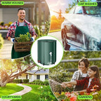 Foldable Water Storage Barrel Rainwater Collection Barrel with Spigot for Garden Water Catcher, Camping Emergency Water Storage Bladder(50L) - Image 4