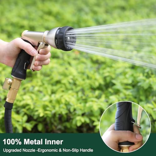 FANHAO Metal Lawn Sprinkler for Yard+Metal Water Hose Nozzle Sprayer - Image 2