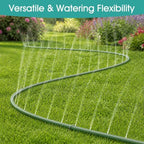 50 FT Soaker Hose for Garden Lawn, Water Saving Sprinkler Hose - Image 6