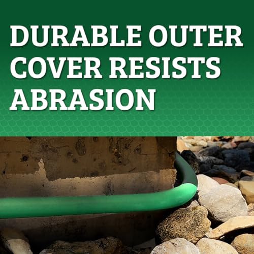 Flexzilla Colors Garden Hose 5/8 in. x 100 ft., Lightweight All-Weather Water Hose, Durable and Flexible, Leak-Free Connections, Forest Green - Image 4