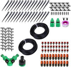 Drip Irrigation System Kit,Watering Misting Equipment | Drip System for Garden,for Raised Bed Lawn Greenhouse Yard Gardeners Farmers Homeowners by Unknown