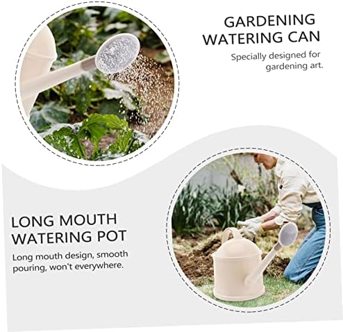 Watering can,1pc Kids Hydroflask Water Bottle Gooseneck Watering Can Large Outdoor Planters Vintage Watering Pot Indoor Watering Can Sprinkler Watering Can Spout Sprayer Spray Can Spray Water(Beige) - Image 5