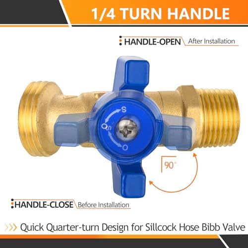 50 PC HeSun 3/4" Male NPT Outdoor Hose Bibb Faucet/Valve(SILLCOCK048-50) - Image 6