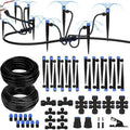 230FT Drip Irrigation System with 1/2" 1/4" Irrigation Tubing and Emitters by BreezeTouch