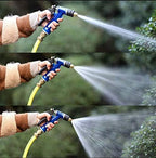 Garden Hose Nozzle, Hose Spray Nozzle with Adjustable Spray Patterns, Hose Sprayer Heavy Duty Metal Water Hose Nozzle for Hand Watering Plants and Lawn, Car Washing, Pa - Image 7