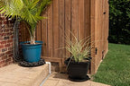 Drain Away Black 22 Inch Plant Saucer Heavy Duty Drain Tray for Large Pots Indoor Outdoor Waterproof UV Resistant | Protect Floors Decks | 12in 15in 22in | White Gray Terra Cotta Black - Image 4