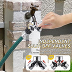 2 Pack 2-Way Garden Hose Splitter with Swivel Connector, 3/4" GHT - Image 5