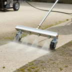 Generic Ground Cleaning Nozzle Pressure Washer Undercarriage Cleaner Attachment Surface Cleaner Spray Bar Rolling Wheel Tool, 66CM Seven-Nozzle Ground Cleaning Spray Head - Image 3