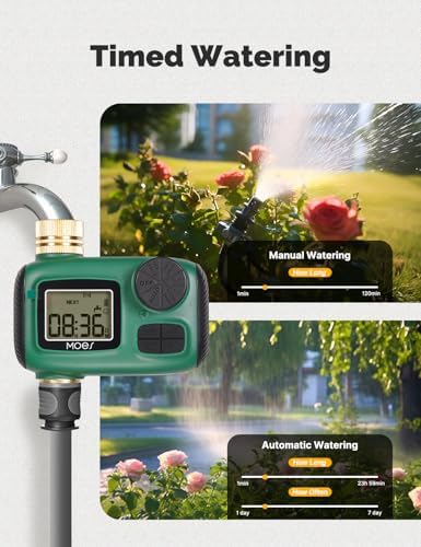 MOES Sprinkler Timer for Garden Hose,Brass Inlet Water Timer - Image 3