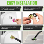 30FT Leakproof Dehumidifier Drain Hose with 3/4" FHT Rustproof Connector - Image 4