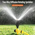 Lawn Sprinkler for Yard, 360° Adjustable Garden Water Sprinkler with Spike Base, Large Area Irrigation System for Lawn, Grass, Patio & Backyard - Image 4