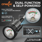 Soil pH & Moisture Meter, 295mm Long Probe Self-Powered - Image 3