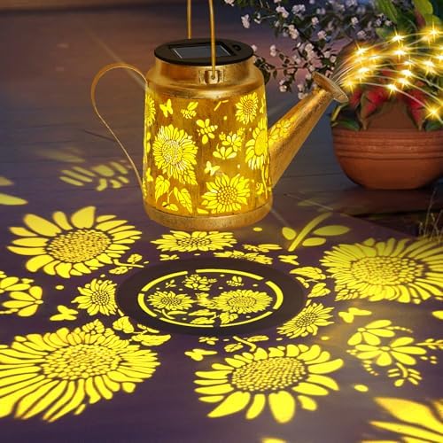 Solar Lights Outdoor, Sunflower Hanging Lantern, Garden Decor for Yard - Image 2