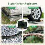 GreatBuddy Garden Hose 75ft, 5/8" Heavy Duty Water Hose, - Image 6