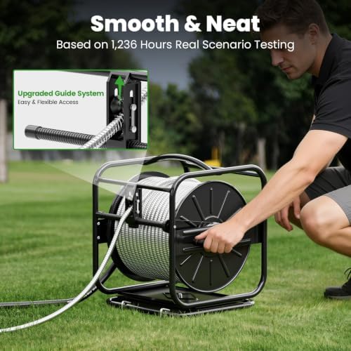 SPECILITE Garden Hose Reels, Holds 100 to 200 FT Hoses - Image 5