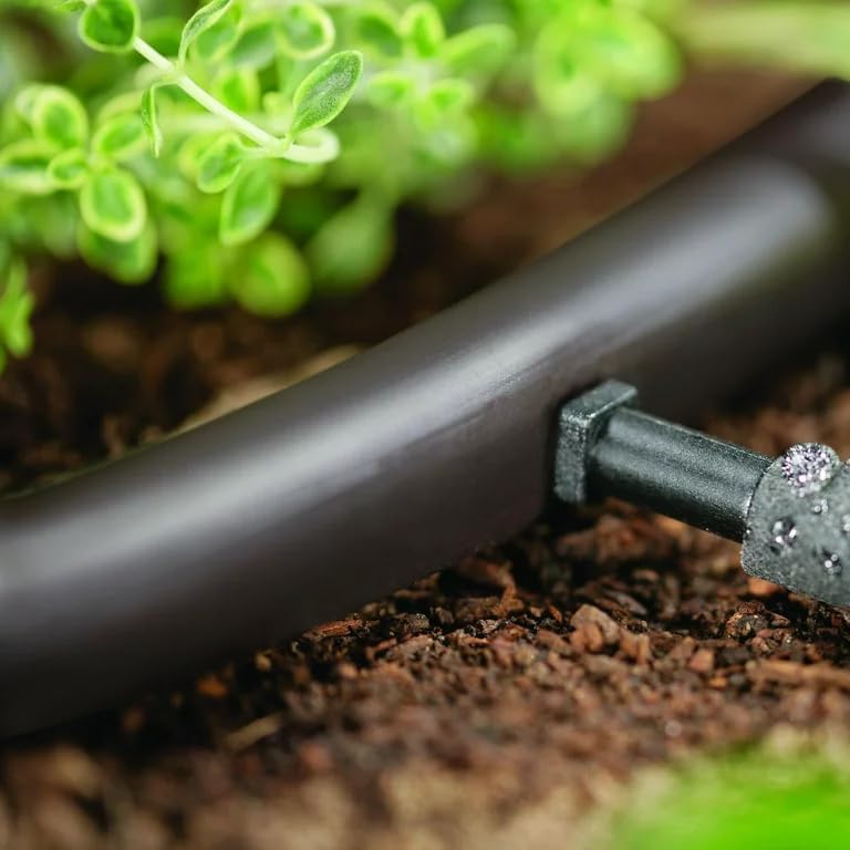 Rocky Mountain Goods Drip Irrigation Tubing - 100 Foot 1/2' Heavy Duty Blank Drip Hose For Main Line - Easy Tap In with Barbed Emitters and 1/4' Tubing to Plants - Kink and Leak Resistant - Image 6