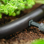 Rocky Mountain Goods Drip Irrigation Tubing - 100 Foot 1/2' Heavy Duty Blank Drip Hose For Main Line - Easy Tap In with Barbed Emitters and 1/4' Tubing to Plants - Kink and Leak Resistant - Image 6
