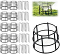 10 Set Lawn Sprinkler Head Protector,Black Metal Lawn Sprinkler Guard by Unknown