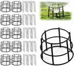 10 Set Lawn Sprinkler Head Protector,Black Metal Lawn Sprinkler Guard by Unknown