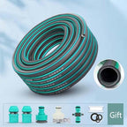 12x16mm 12 inch Garden Hose Flexible High Pressure Rubber Hose PVC Material Explosion-Proof Torsion-Resistant Blue Outdoor Yard Water Pipe - Image 2