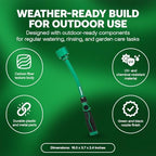 Rain Bird TCNZLWAND16 Watering Wand Garden Hose Nozzle, 16 Inch - Thumb Flow Control, Shower Spray Pattern, Comfort Grip, 3/4 in. GHT for Plants, Flower Beds & Outdoor Cleaning - Green and Black - Image 5