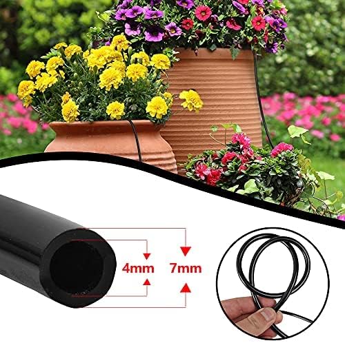 Hourleey Blank 200 FT Distribution Tubing Irrigation Drip Hose, 1/4 Inch Drip Line - Image 5