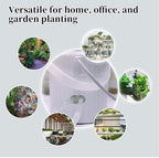Automatic Plant Watering System Kit with Pump, Drip Irrigation and Sprayer for 5+ Potted Plants, APP Voice Control, Programmable Timer, LED Touch Screen (White) - Image 2
