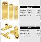 36 PCS DOT Air Brake Line Fitting&Air Nylon Tube Fittings Assortment Kits - Image 5