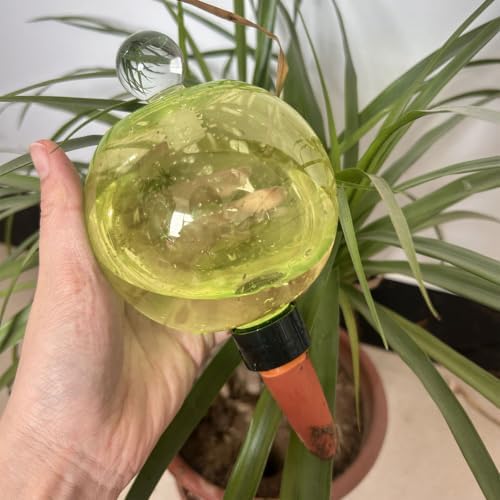Automatic Plant Watering Globes Top Fill 500ML Water Spikes Stakes System - Image 3