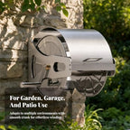 Wall-Mounted Hose Reel with Crank Easy to Install Stainless Hose Reel Washing, L - Image 7