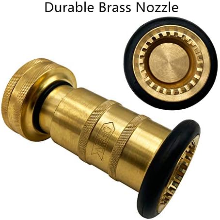 SAFBY Fire Hose Nozzle Brass Fire Equipment Spray Jet Fog (1" NH/NST) - Image 4
