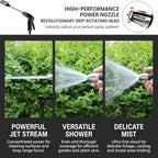 Power Blas Plus Pressure Washer, Adjustable High-Pressure Hose Nozzle for Car Washing, Garden Watering and Outdoor Cleaning, Foam Cannon + Metal 3-Way Connector - Image 7