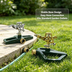 Heavy Duty Metal Pulsating Sprinkler Head, 360 Degree Rotating - Image 4