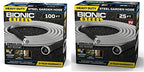Bionic Steel 100 FT and 25 FT Garden Hoses, 304 Stainless Steel Metal Water Hoses, Flexible and Durable by Unknown