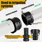 Pelopy 6 Pcs 3 Inch Black Cam Lock Fittings Kit - Image 4