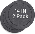 MUDEELA Diatomaceous Earth Instant Drying Plant Saucers, 14 Inches, 2 Pack by MUDEELA