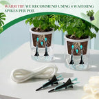 60 Pack Self Watering Spikes for Plants with Wick Rope,Small - Image 5