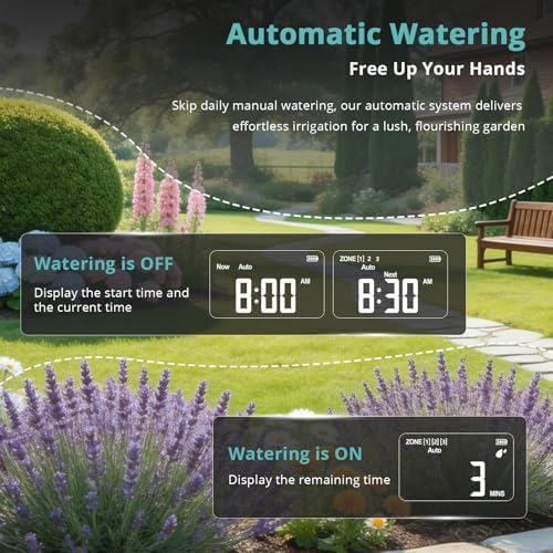 QUOBAS Brass Sprinkler Timer for Garden Hose, Programmable Water Timer - Image 4