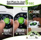 RAINPOINT Easy-Setup Automatic Plant Waterer Indoor for Pot Plant Adjustable Water Output,Battery Powered Outdoor IP54 Waterproof Drip Irrigation System Device Kit Beginner-Friendly Water 10-15 Plants - Image 2