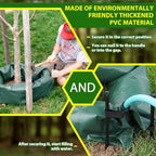 2 Pcs 15 Gallon Adjustable Diameter Tree Ring Watering Bag PE Slow Release Watering Bags Drip Irrigation Water Pouch Automatic Drip System for Thick Trees Newly Planted Tree Fruit Established Trees - Image 3