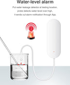 UseeLink WiFi Water Sensor, Smart Water Leak Detector, 100dB Adjustable Alerts & App Smart Push, IP67 Waterproof, Wireless Detector for Kitchen, Bathroom, Basement, No Hub Required - Image 4