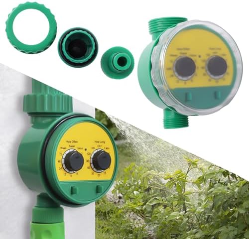 Sprinkler Timer, Rain Delay/Manual Watering System, Watering Timers, Water Timer Garden Irrigation Controller Digital Intelligence Watering System Waterproof, No Water Pressure Required - Image 4