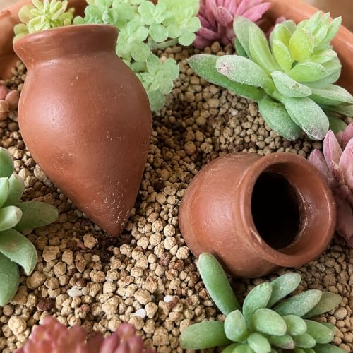 Terracotta Plant Watering Stakes, Automatic Self Watering Device for Potted Plants, Ceramic Plant Irrigation Spikes, Slow Release Watering System for Indoor Outdoor Garden - Image 7