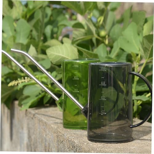 2pcs 1000ml Long Spout Watering Can with Scale, Stainless Steel - Image 5