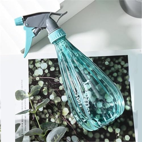 KeuLen Empty Spray Bottle,500ml Watering Can Gardening Plant Flower Irrigation Mist Sprayer Household Cleaning Hairdressing Tool(Color 01)(Green) - Image 3