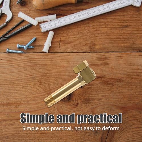SHINEOFI Heavy Duty Brass Garden Hose Swivel Adapter for Hose Reel Rotatable Fitting for Easy Connection and Replacement for Repair and Maintenance - Image 5