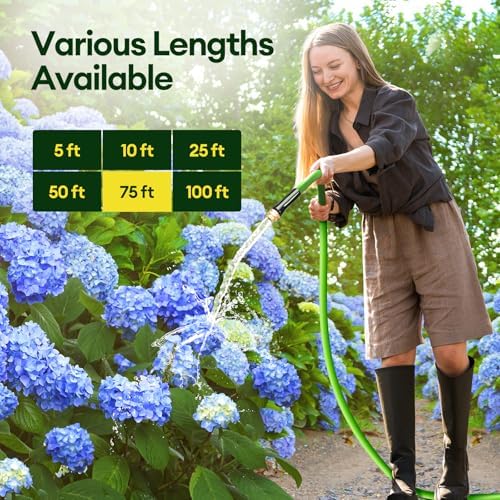 Maygrove 75 ft Garden Hose, 5/8 in Heavy-Duty Water Hose - Image 6